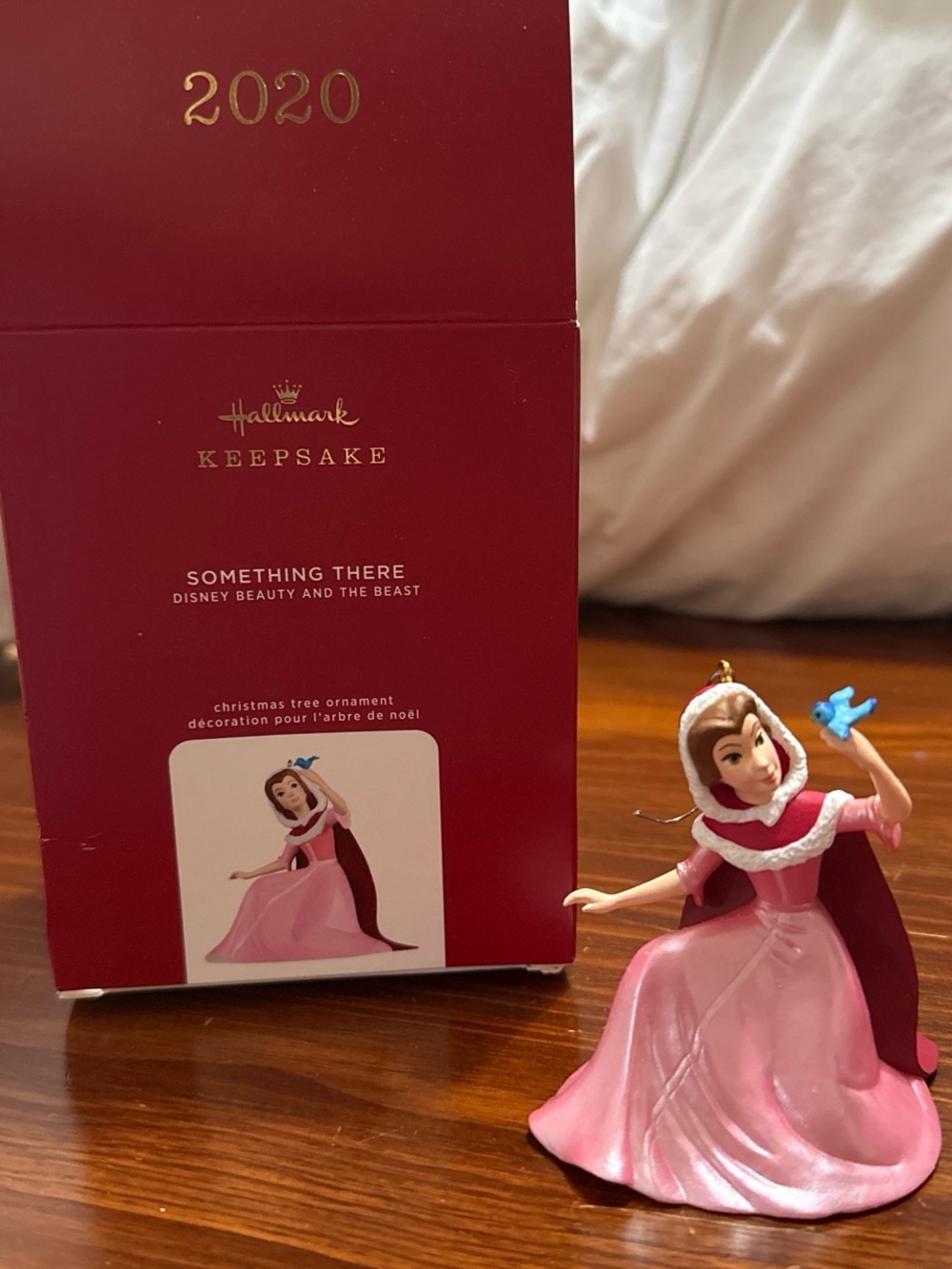 Hallmark Keepsake 'Something There' Disney Beauty and the Beast Pink Ornament